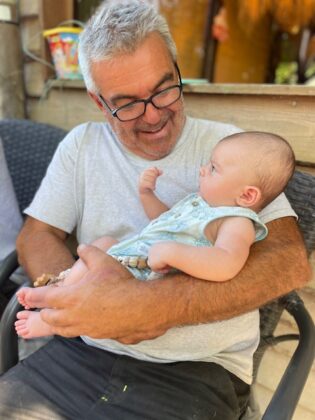 portrait David et bébé